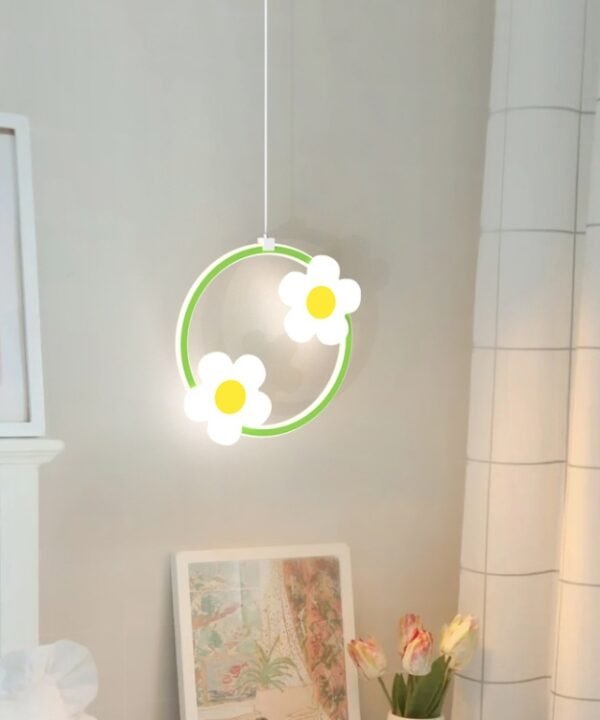 Children Room Bedside Warm Sunflower Chandelier, Round Green Warm Light, Round Green White Light, Round Green 3 Color Dimmer, Round Pink Warm Light, Round Pink White Light, Round Pink 3 Color Dimmer, Square Green Warm Light, Square Green White Light...