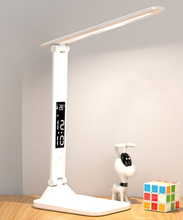 LED Intelligent Digital Display Foldable Desk Lamp, Style:, USB Straight Plug, Charging 2000mAh, Charging 3200mAh, Double Head USB Straight Plug, Double Head Charging 2000mAh, Double Head Charging 3200mAh