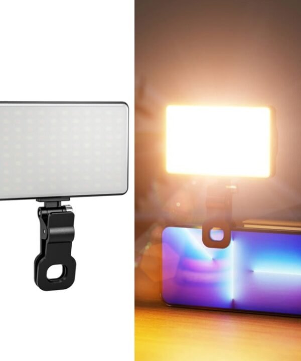 ST-120C Mobile Phone Tablet Clip Fill Light Selfie Live Camera Portable Camera Lighting, ST-120C
