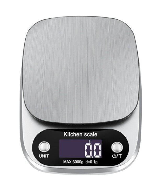Small Multifunctional Kitchen High Precision Electronic Scale LCD Digital Display Food Scale, 3kg/ 0.1g, 5kg/ 0.1g, 10kg/ 1g