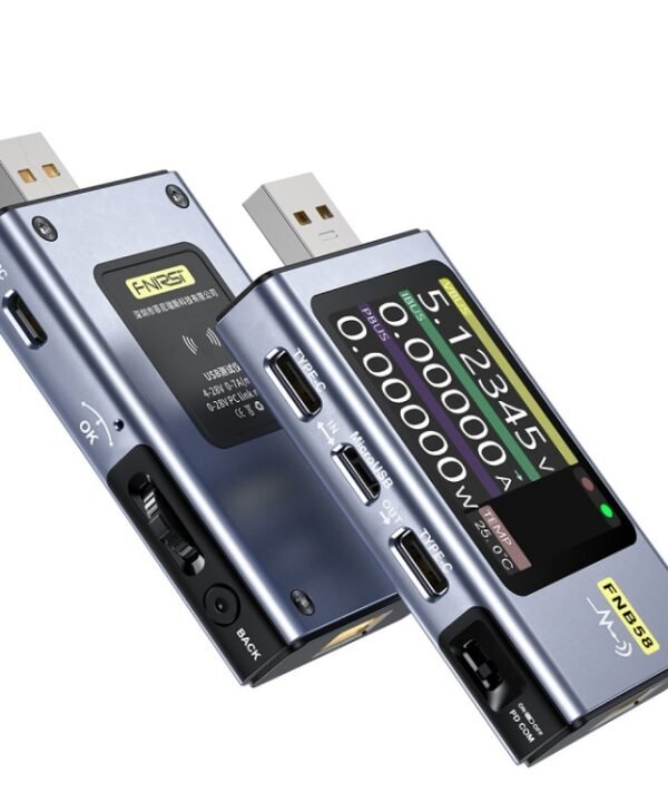 FNIRSI FNB58 USB Voltage Ammeter TYPE-C Fast Charge Power Tester, Bluetooth, Without Bluetooth