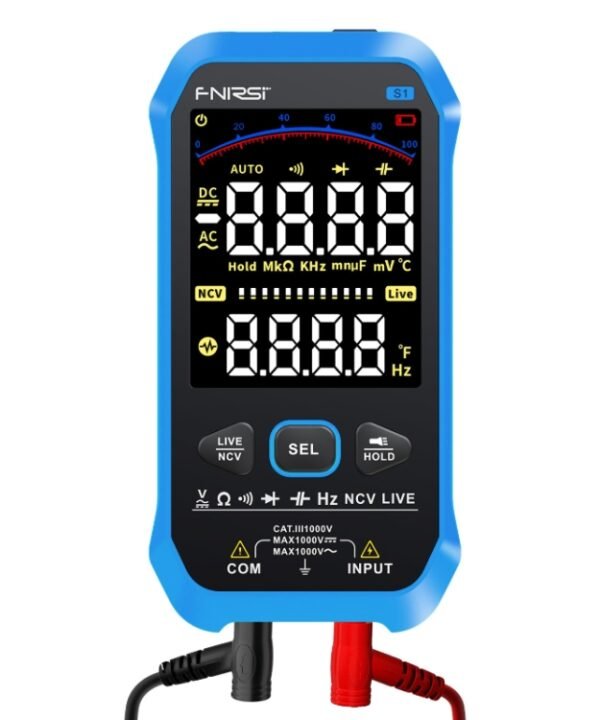 FNIRSI S1 Digital High Precision Fully Automatic Digital Multimeter, S1