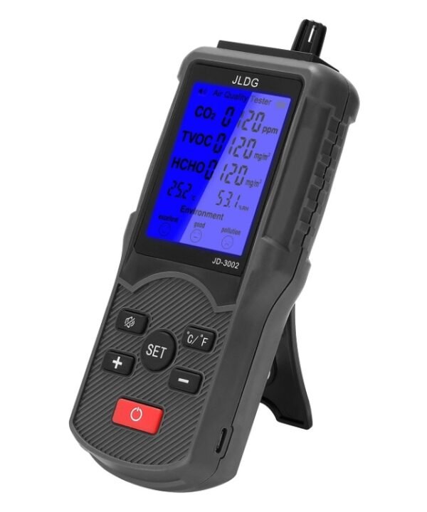 JD-3002 Carbon Dioxide Comprehensive Air Quality Temperature Humidity Detector, JD-3002