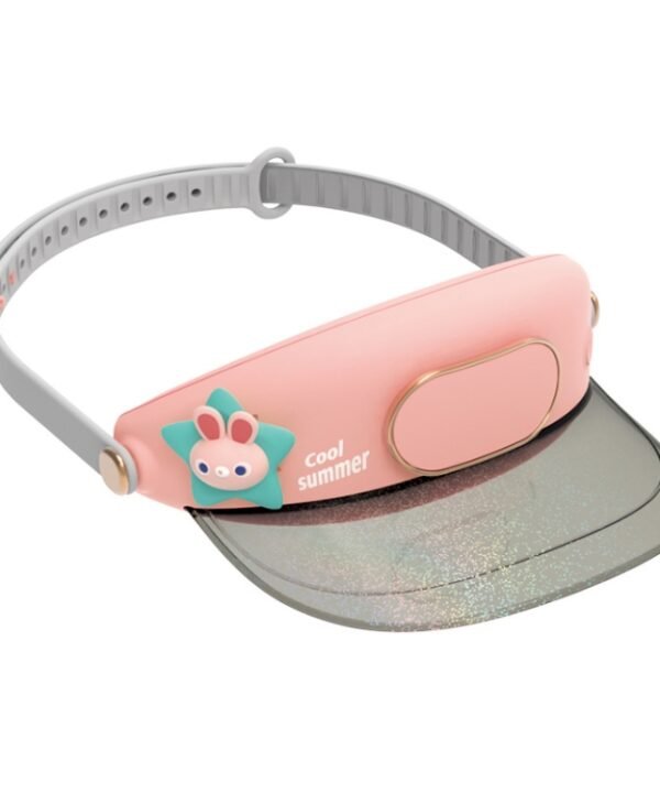 GL130-133 Outdoor Fan Cap Leafless Mute USB Portable Camping Mini Fan, Star Rabbit, Sun Lion, Huahua Duck, Love Dragon