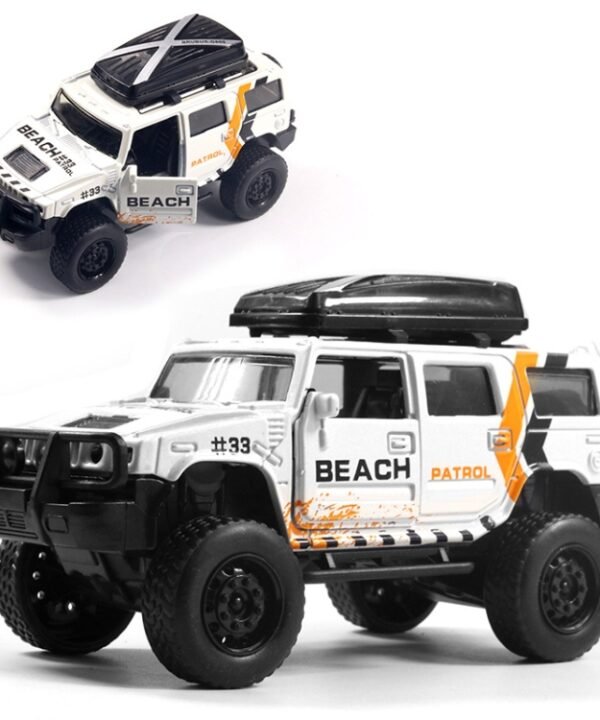 1:36 Simulation Off-Road Alloy Car Model Double Open Door Children Toy Car