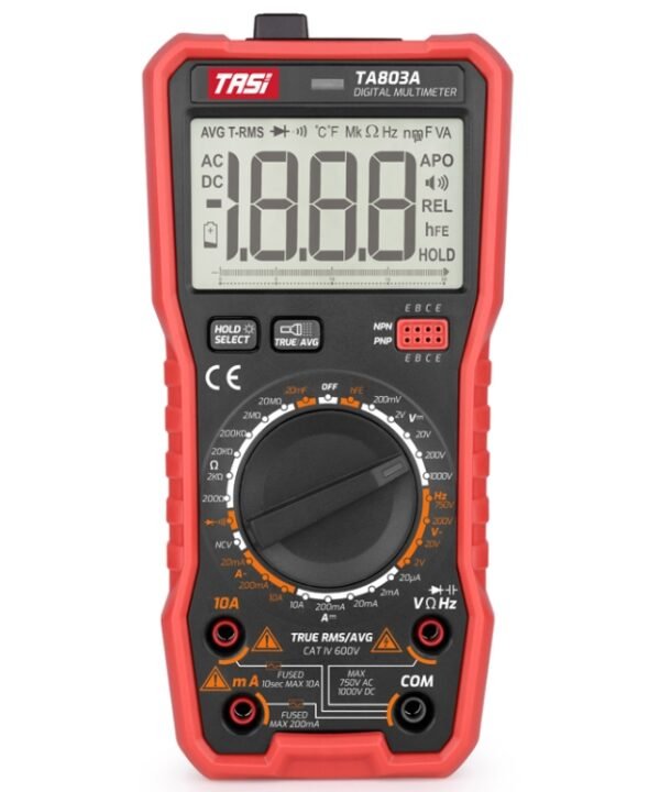 Digital High Precision Multimeter Digital Display Household Multifunction Electrician Multimeter, TASI TA803A, TASI TA803B, TASI TA803C