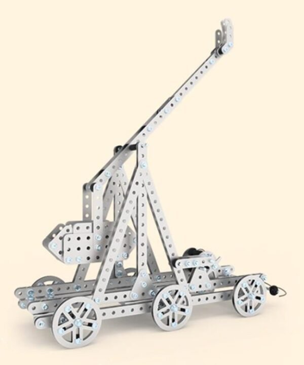 Puzzle Toys Intelligence Hand Assembly Mechanical Gear Transmission Building Blocks High Difficulty Metal Model, 580pcs Stone Throwing Machine, 660pcs Crossbow, 820pcs Dragon Crossbow, 500pcs Twisted Rock Thrower