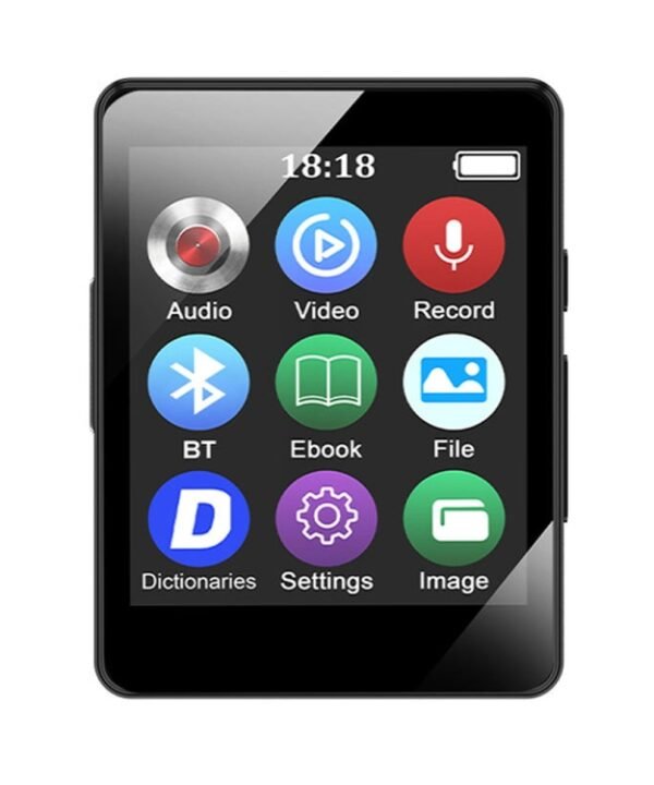 MP3 Music Player Bluetooth 5.0 Ebook Recorder MP4 Walkman, Without Memory Card, 8GB, 16GB, 32GB, 64GB, 128GB