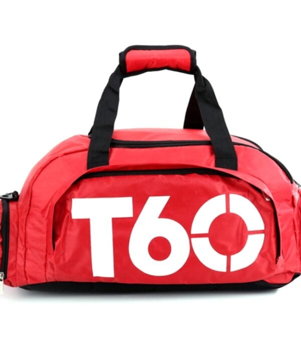 Wet and Dry Separation Fitness Backpack Swimming Taekwondo Waterproof Travel Bag, Red, Black Bottom White Word, Black Bottom Yellow Word, Simple Black Bottom Blue Word, Blue