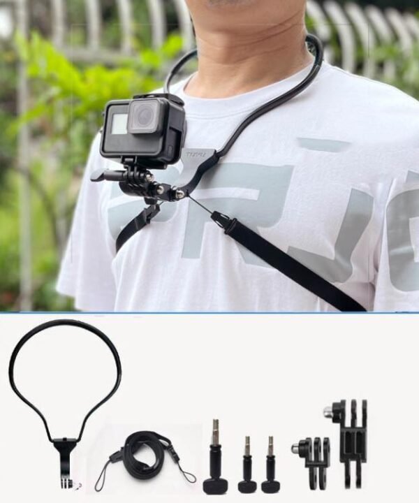 TUYU Camera Neck Holder Mobile Phone Chest Strap Mount  For Video Shooting//POV, Standard (Black), Standard (Blue), With Phone Clip (Black), With Phone Clip (Blue), Vertical Shooting (Black), Vertical Shooting (Blue), Vertical +Phone Clip (Black)...