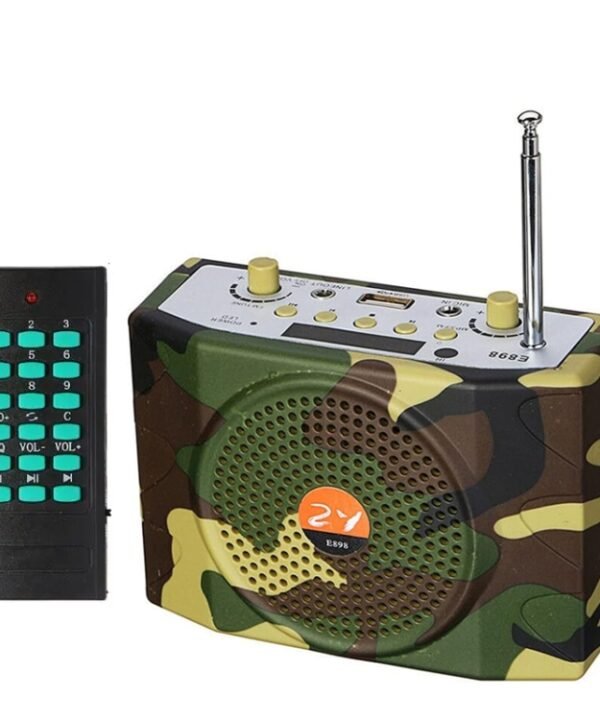 25W  Bluetooth Voice Amplifier Bird Hunting Speaker Supports USB/TF/FM 1000m Remote Control, EU Plug, UK Plug, US Plug, AU Plug