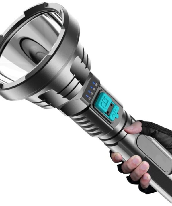 Strong Light Flashlight USB Rechargeable LED Super Bright Long-range Outdoor Lighting