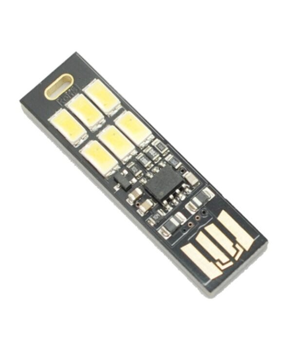 6LED Tactile Dimmable Emergency Lights USB Light Piece Mobile Power Supply Lantern