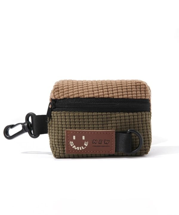 Corduroy Outdoor Cycling Hanging Bag Earphone Portable Storage Sports Bag Universal Bag Hanger