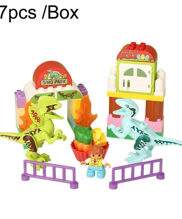 Children Dinosaur Building Block Paradise Large Particle Assembly Household Toys, 294 37pcs /Box, A16 39pcs /Box, 424 39pcs /Box, A10 49pcs /Box, 213 40pcs /Box