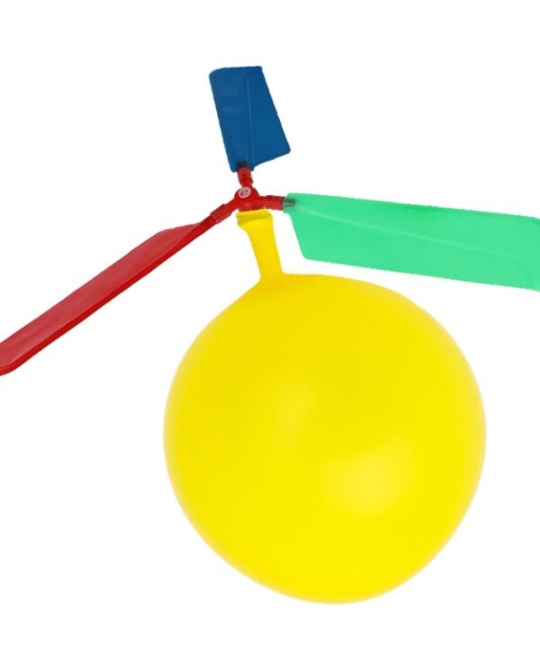 Homemade Propeller Balloon Helicopter Pupils Manual DIY Science Technology Invention Toy