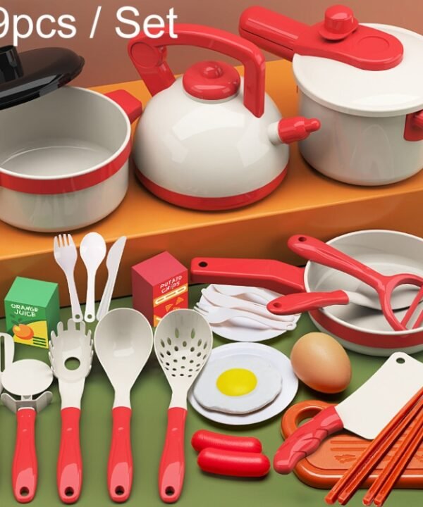 Children Simulation Kitchen Cooking Toys Pretend Play Educational Toys Set, 29pcs / Set, 60pcs / Set, 73pcs / Set, 90pcs / Set