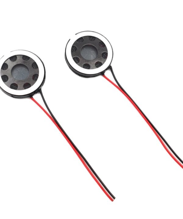 2PCS 20mm 8Ohm 0.5W/1W For Medical Toys Security Plastic Speaker Internal Magnetic Welding Wire Voice Speaker