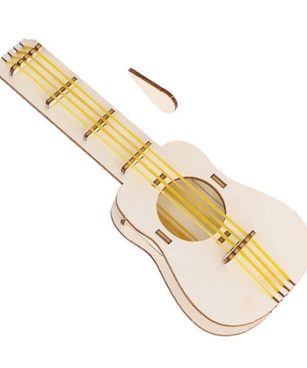 Rubber Band Guitar Sound Awareness Material Kit Kids DIY Toys Research Equipment