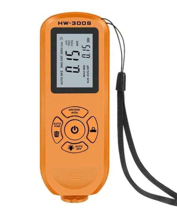 HW-300S High Precision Coating Thickness Gauge Anti-skid Paint Film Gauge, Orange Horizontal Screen, Orange Vertical Screen, Black Horizontal Screen, Black Vertical Screen