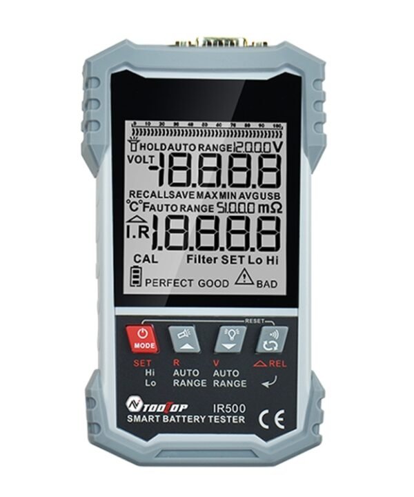 Battery Internal Resistance Tester Lead-Acid Alkaline Lithium Battery Tester, IR500, IR502
