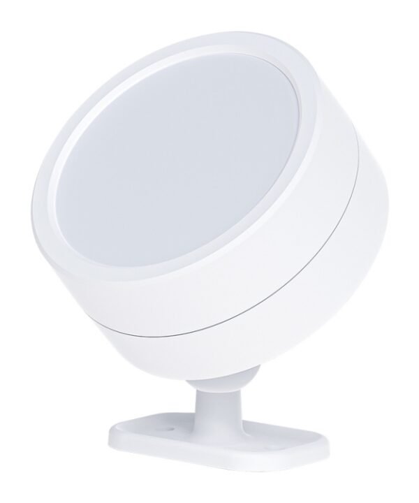 LED 360 Degree Rotating Lamp Magnetic Cabinet Spotlight Atmosphere Night Light, White, Black