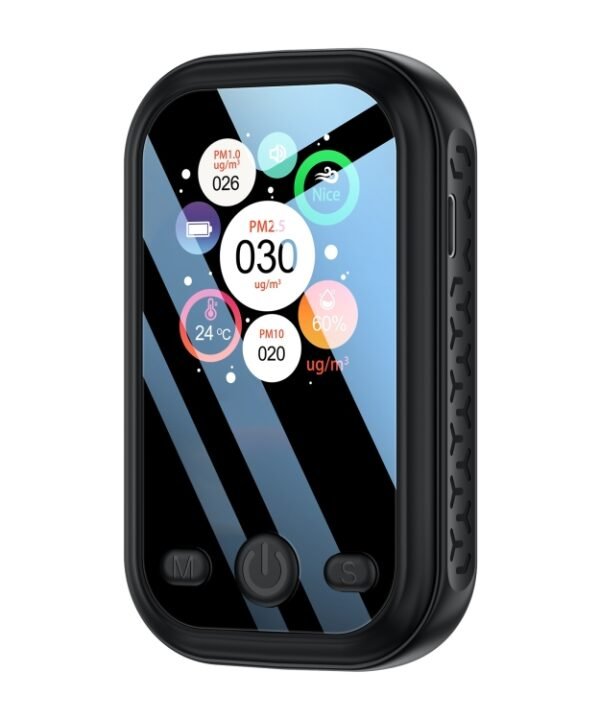 Haze Dust Air Quality Temperature Humidity Detector, D9 Black, D9 White