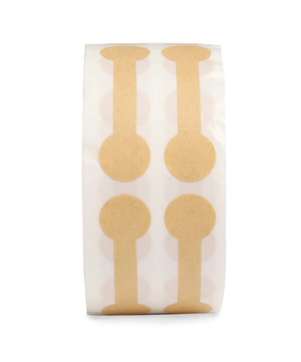 2pcs Jewelry Price Decoration Natural Kraft Paper Stickers, J208, J209