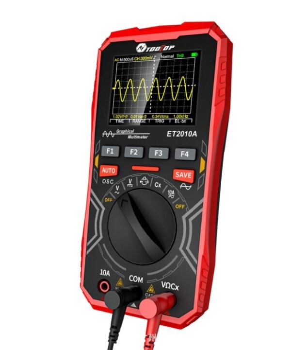 TOOLTOP 2 In 1 DIY Oscilloscope Mini Multimeter