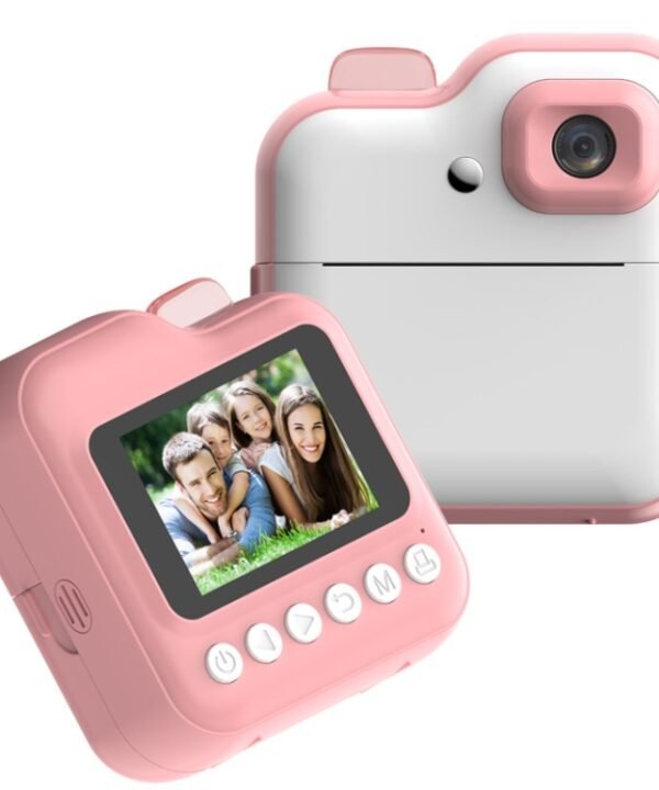 Mini Children High-Definition Printing Digital Camera, Pink, Green, Pink+32G TF Card, Pink+64G TF Card