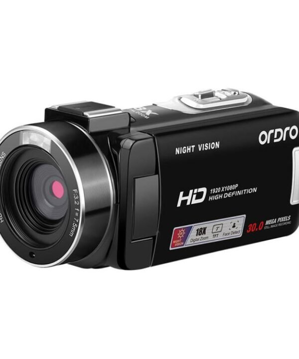 Ordro 1080P 30fps HD Night Vision Infrared Digital Camera, B320 Black, B320 Gold