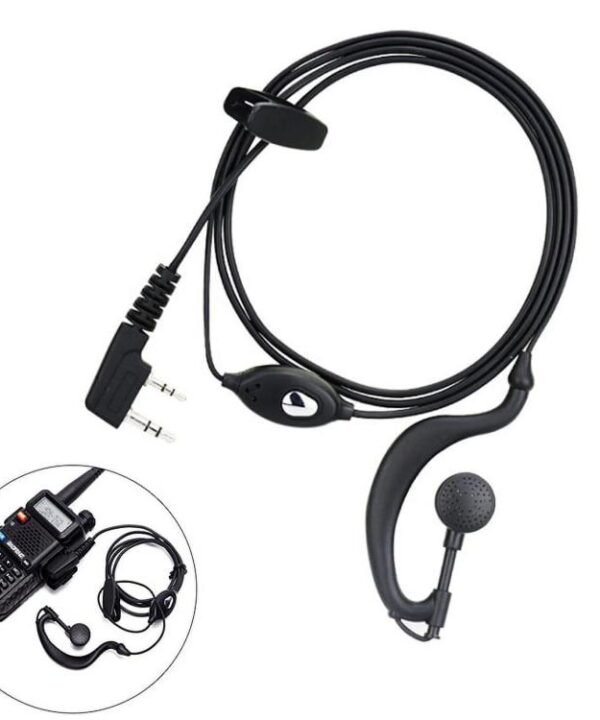 For BAOFENG Walkie Talkie Intercom In-Ear Durable Headset
