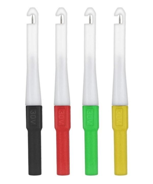 4pcs /Set 0.7mm Multimeter Non-Destructive Probe Electrical Auto Repair Test Probe