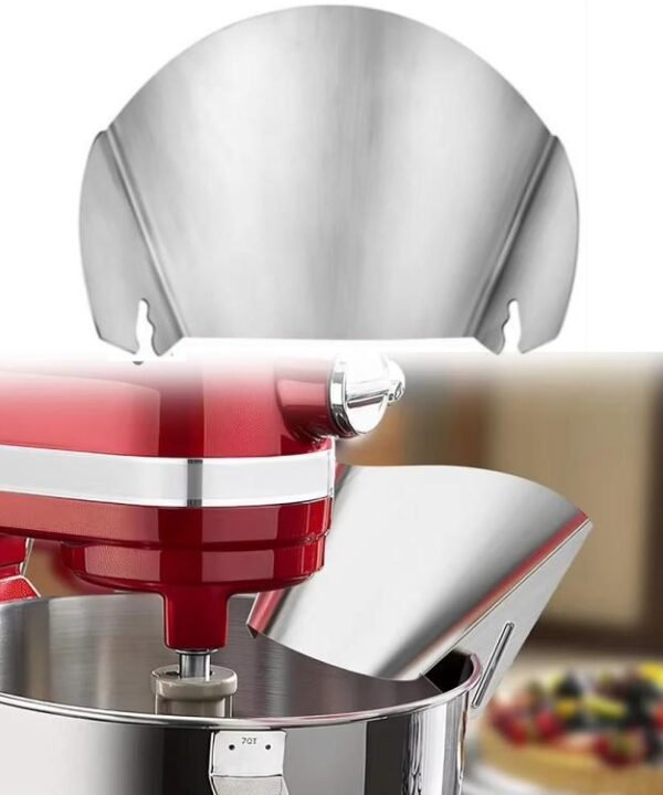 For KitchenAid Stand Mixer Stainless Steel Pouring Shield Food Chute Cover Attachment