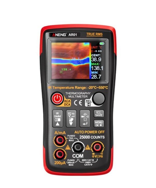 ANENG 2 In 1 HD Infrared Thermal Imager Digital Multimeter, AR01