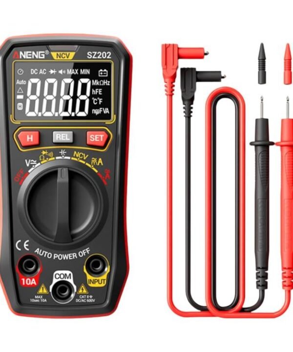 ANENG High-precision Maintenance Multi-function Digital Display Multimeter, SZ202 Red, SZ202 Black