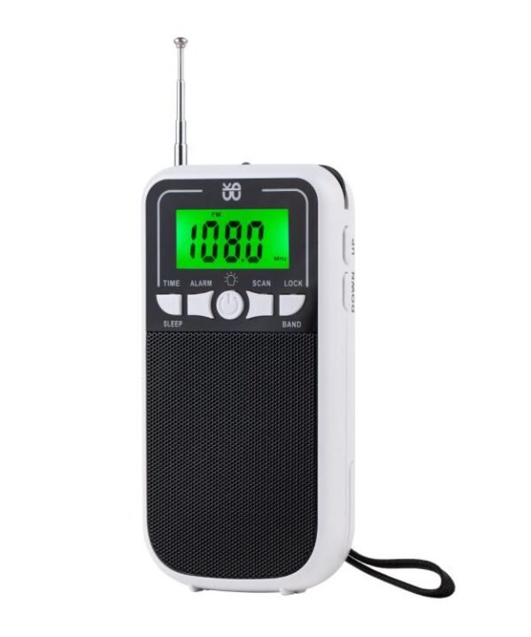 Portable FM/AM/SW Multi-Band High-Sensitivity Clock-Controlled Radio Player, For EU, For US