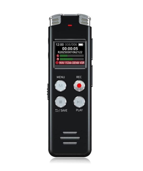 Portable HD Noise-Cancelling Voice-Activated Digital Voice Recorder For Conferences, 64GB, 128GB
