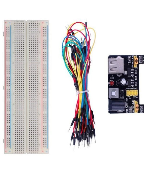 MB-102 830-hole Breadboard + Power Module + 65 Breadboard Wires