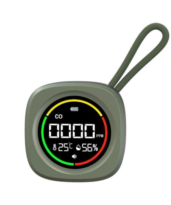 K5A 3 In1 Carbon Monoxide Temperature Humidity Detector Outdoor Portable CO Detection Alarm