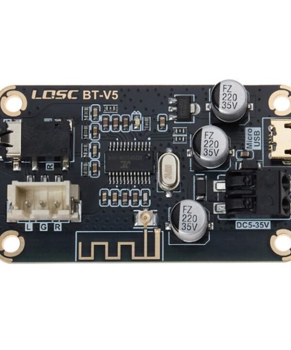 MP3 Bluetooth 5.1 Decoding Board DIY Modified Lossless Car Audio Receiver Module, LQSC BT-V5