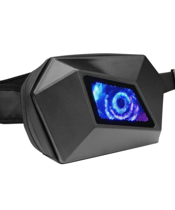 LED Illuminated Shoulder Bag Outdoor Water-Repellent Motorcycle Bag