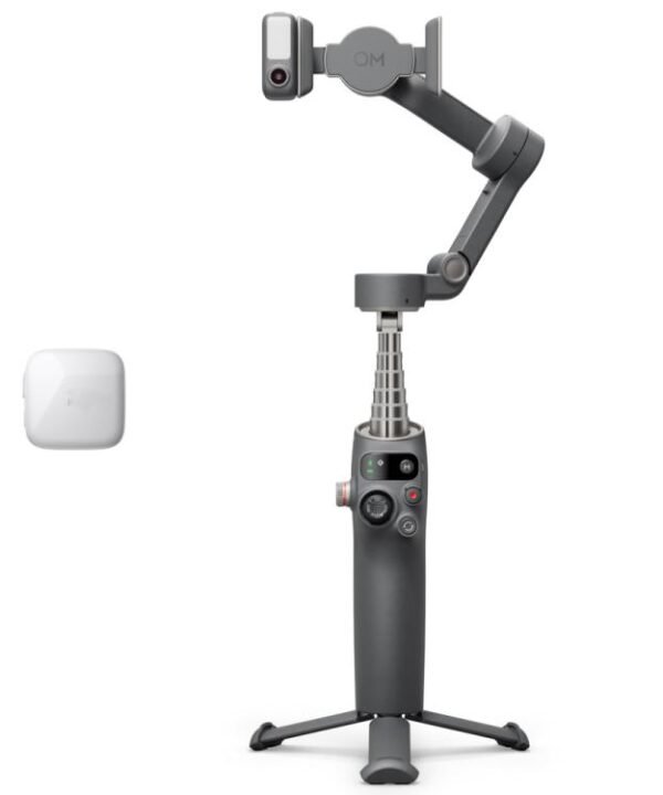 Original Osmo Mobile 7P Vlog Combo With Mic Mini Transmitter, Mobile 7P Vlog Combo White, Mobile 7P Vlog Combo  Black
