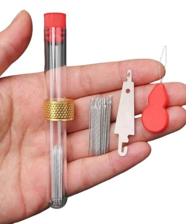 Household Large-hole Sewing Needle Set, 25pcs /Set 3.2cm, 25pcs /Set 4.0cm, 25pcs /Set 5.0cm, 25pcs /Set 6.6cm, 60pcs /Set 6.7/5.4/5/4.8/4cm
