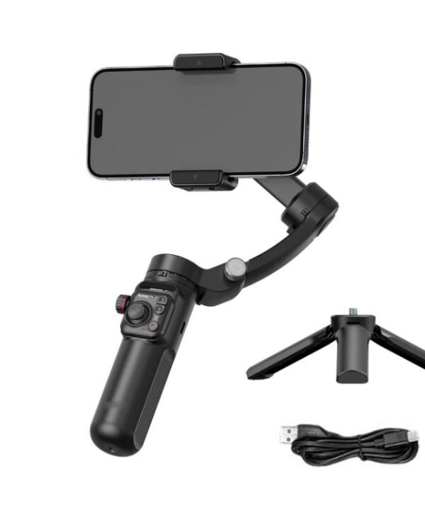 Selfieshow M02 Anti-Shake Handheld Gimbal With Face Tracking 3-Axis Tracking Stabilizer, Standard, Premium Edition