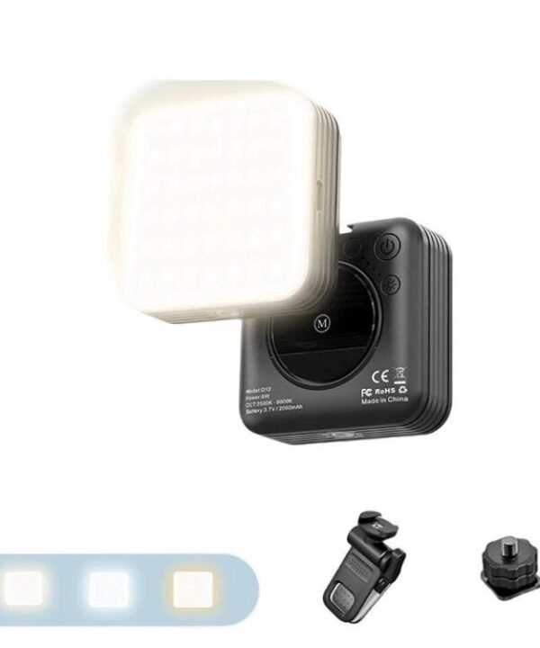 Portable LED Fill Light Handheld Pocket Light For Smartphone Photography & Live Streaming, D12, D12s, D10, D10s