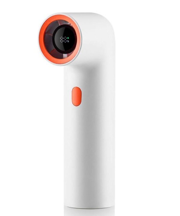 F21 High Speed Curved Tube Fan Mini Turbo Portable Digital Display High-Power Handheld Fan