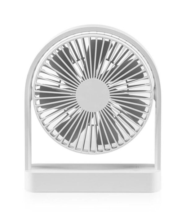 F3A Slim Mini Desk Fan Home USB Quiet Desktop Fan Portable Rechargeable Fan