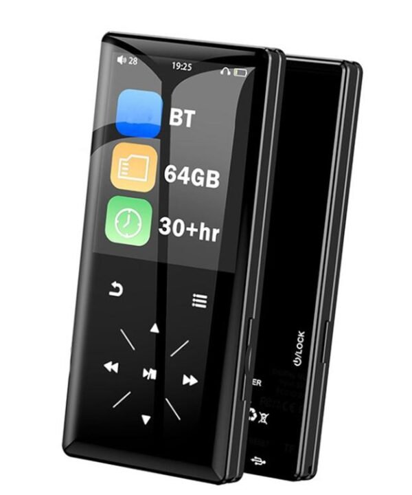 A8 Music Speaker With Card Slot Hi-Fi Lossless MP3 Touchscreen Bluetooth FM Video Player Novel Reader, 4GB, 8GB, 16GB, 32GB, 64GB