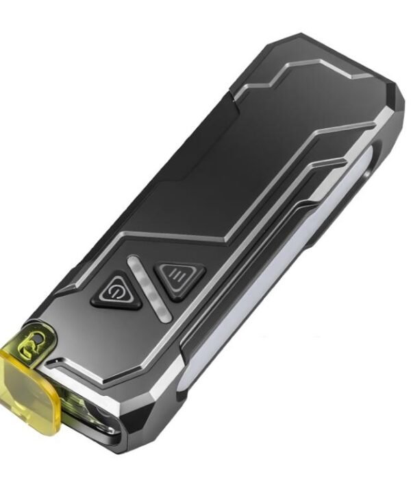 RGB Color-Changing Multi-Functional EDC Flashlight With Magnet